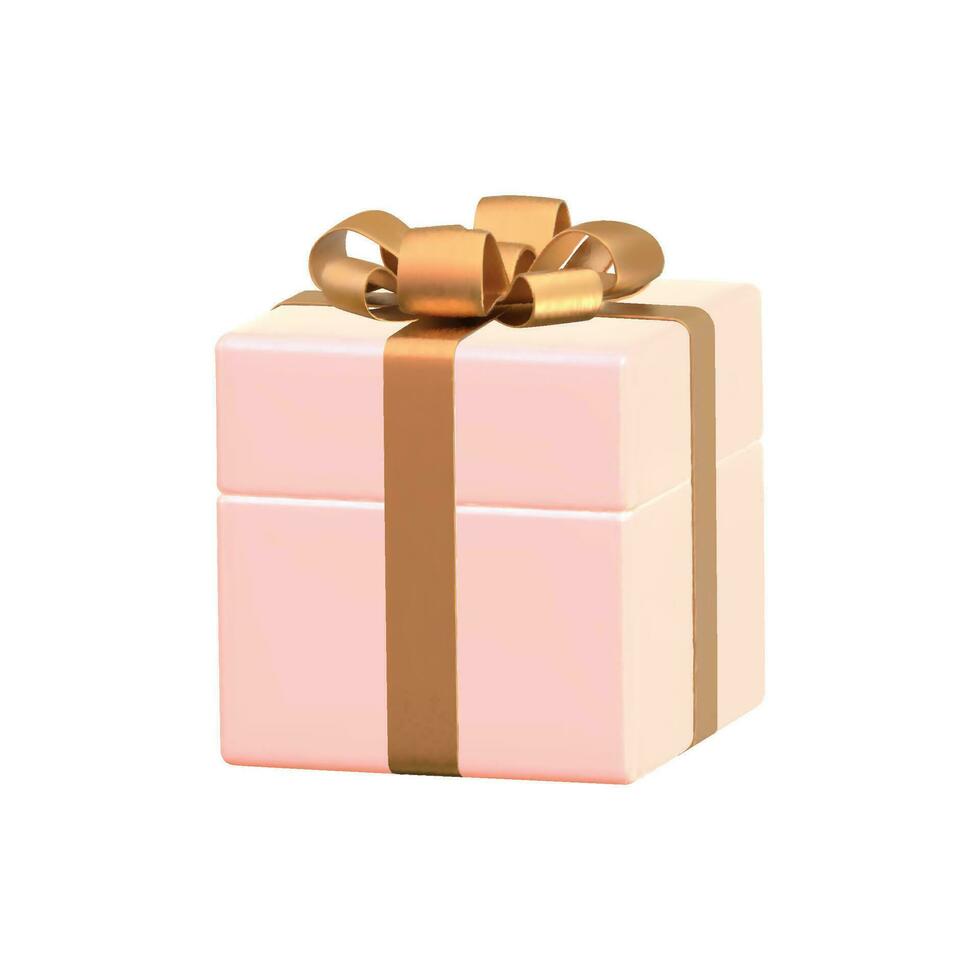 Vector collection of 3d gift boxes