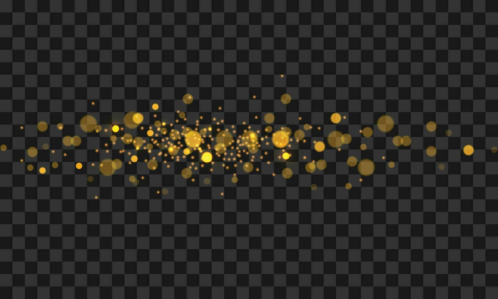 Vector soft bokeh and lights. shiny sunburst of circle bokeh with the abstract sunshine light