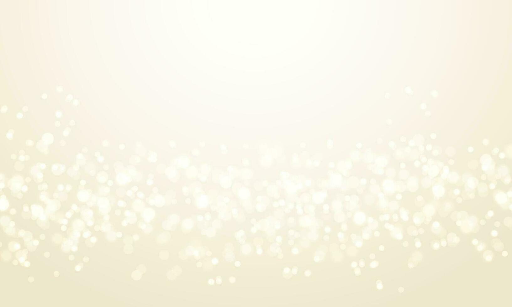 Vector golden bokeh light effect beautiful background