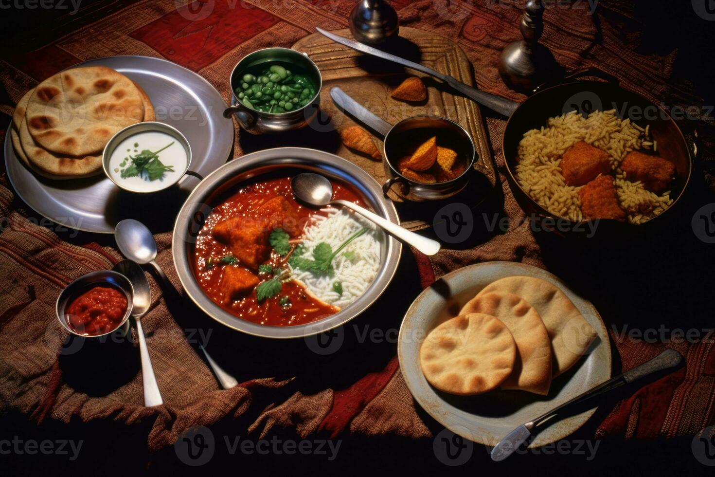 Indian Spices and Rice - A Flavorful Feast photo