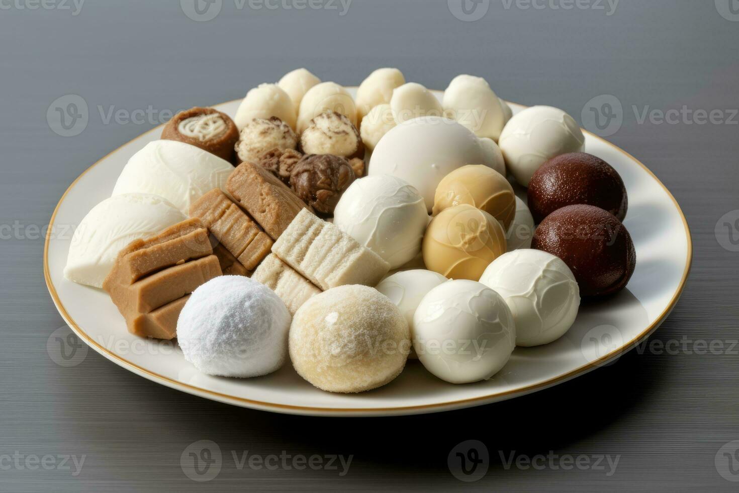 Variety of Desserts on a Plate photo