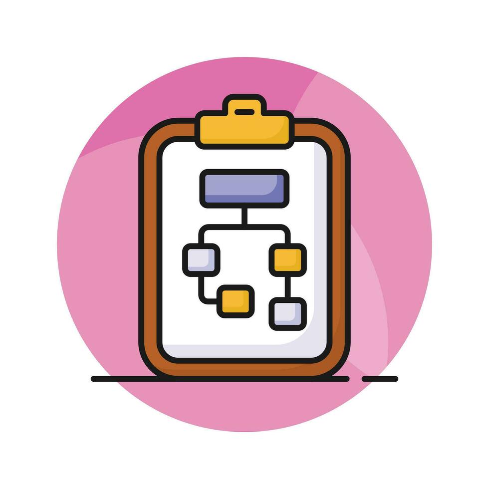 Data flow chart vector design in modern style, algorithm
