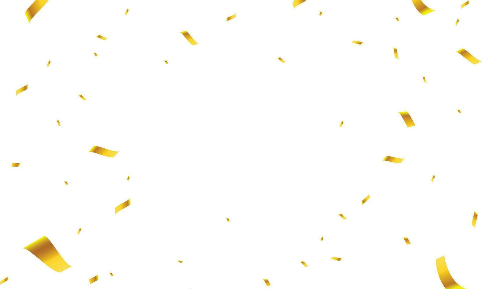Vector golden confetti background.