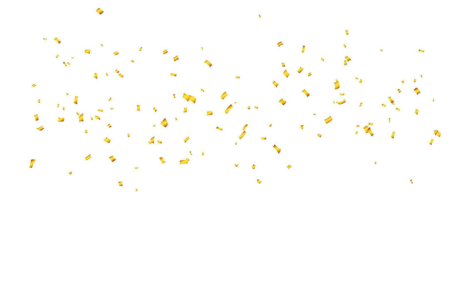 Vector golden confetti background.