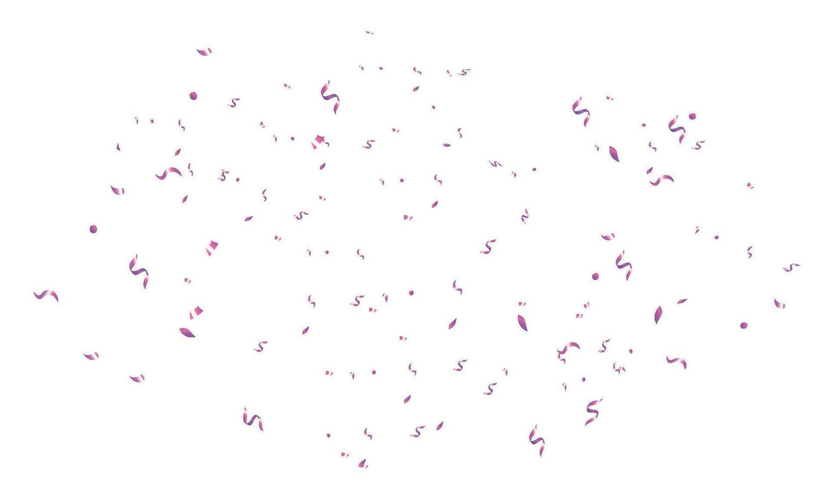 Vector golden purple confetti background