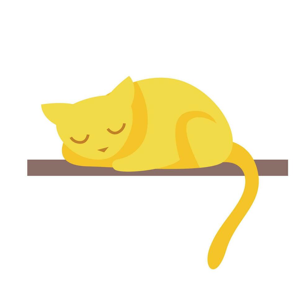 vector linda gato dibujos animados caracteres ilustraciones