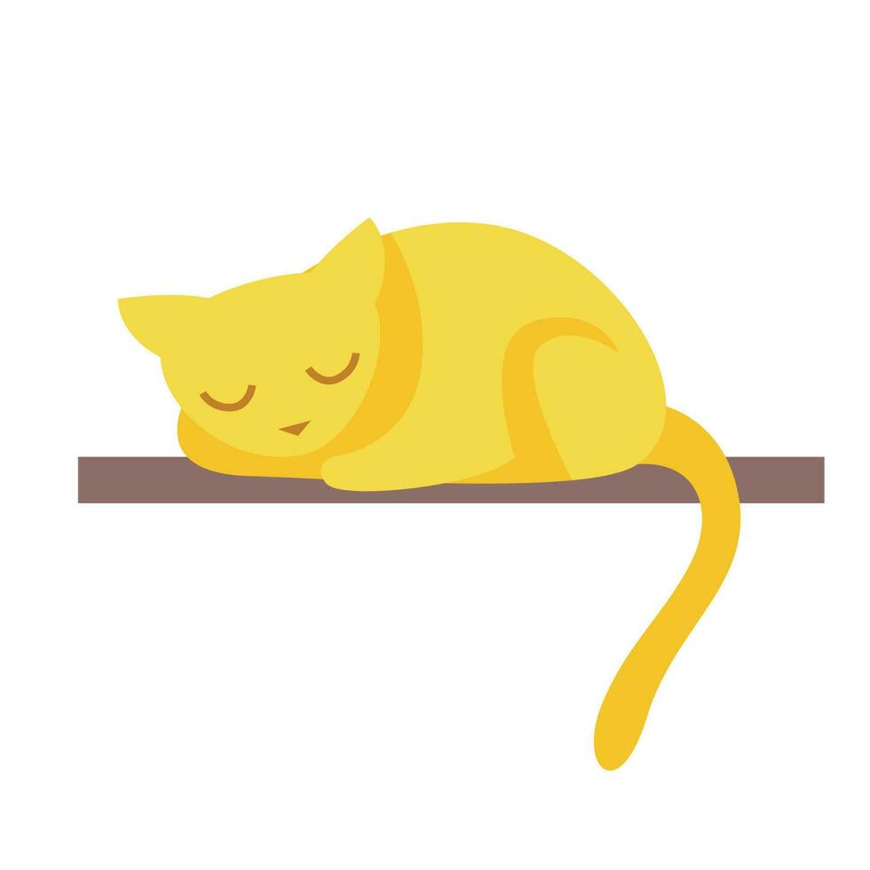 Vector cute cat cartoon characters illustrations