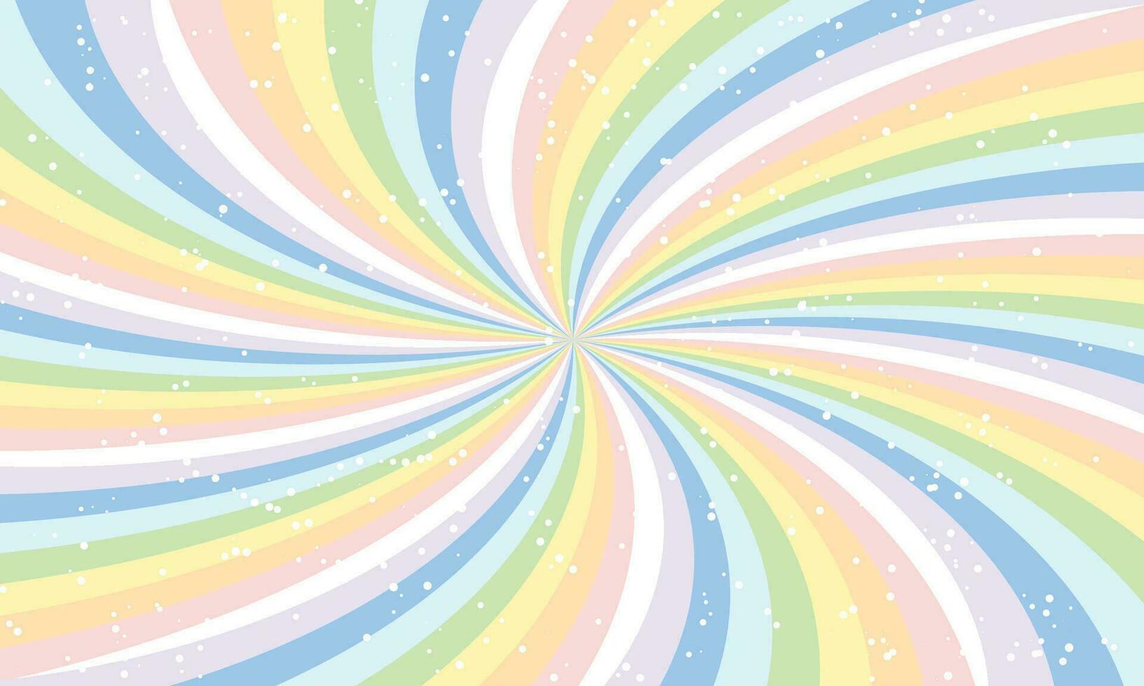 vector arco iris remolino antecedentes con estrellas radial degradado arco iris de retorcido espiral vector ilustración