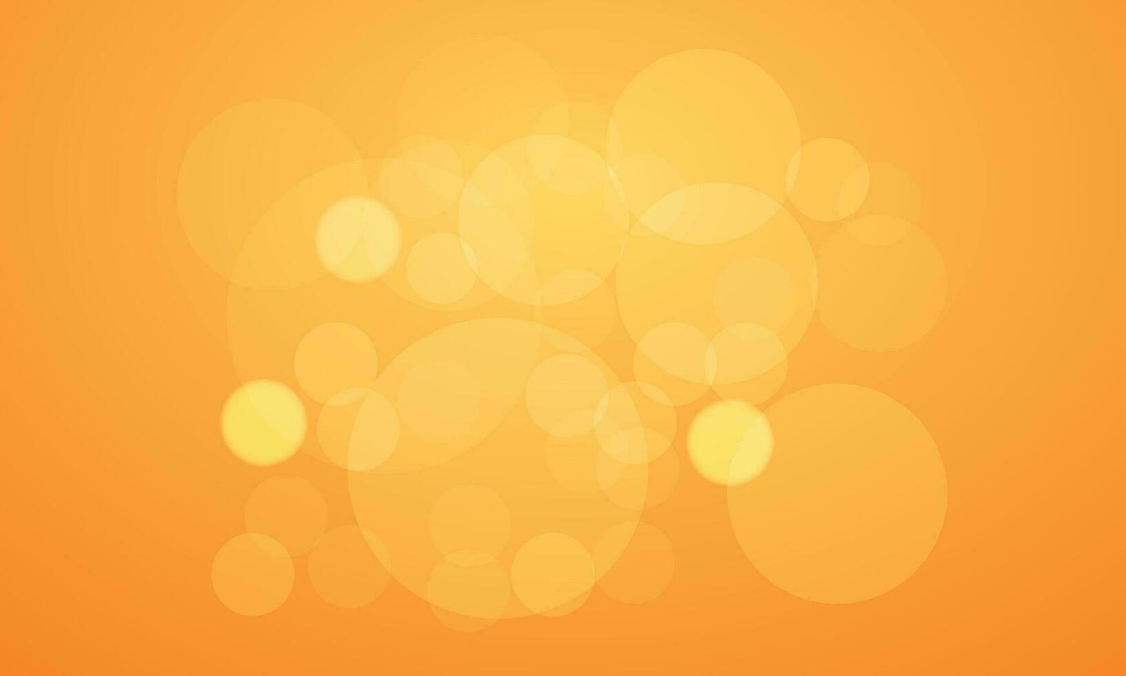 Vector yellow elegant bokeh lights background lovely