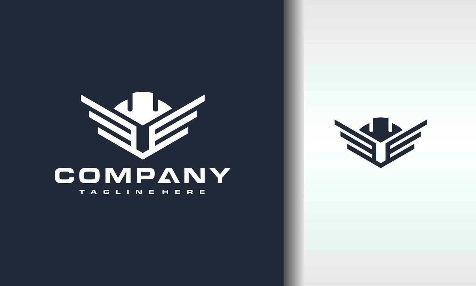 wing helmet hat logo vector