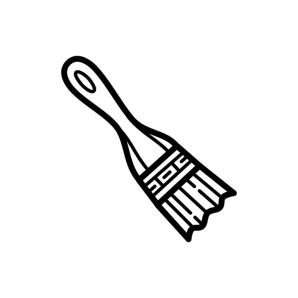 Paintbrush icon design isolated on white background vector