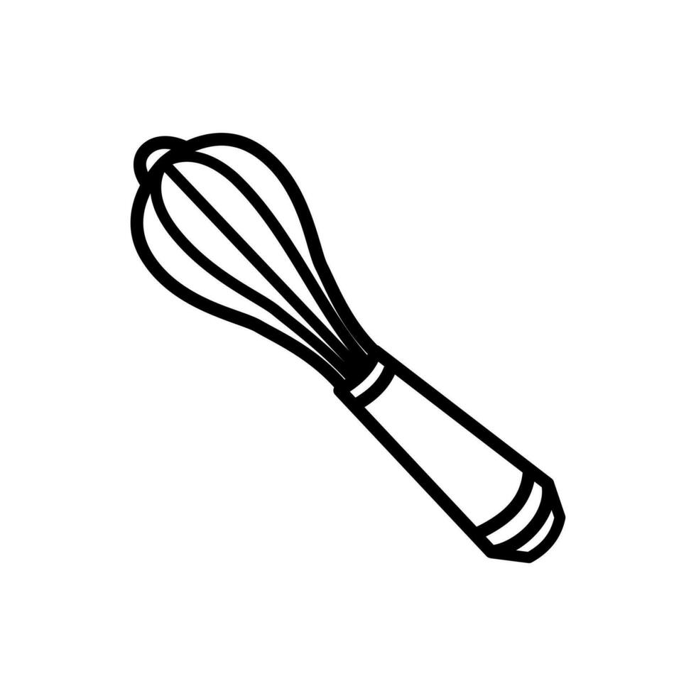 Balloon whisk icon design isolated on white background vector