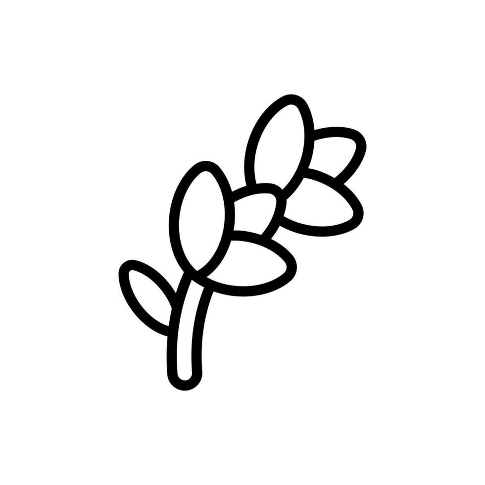 Simple Lavender icon. The icon can be used for websites, print templates, presentation templates, illustrations, etc vector