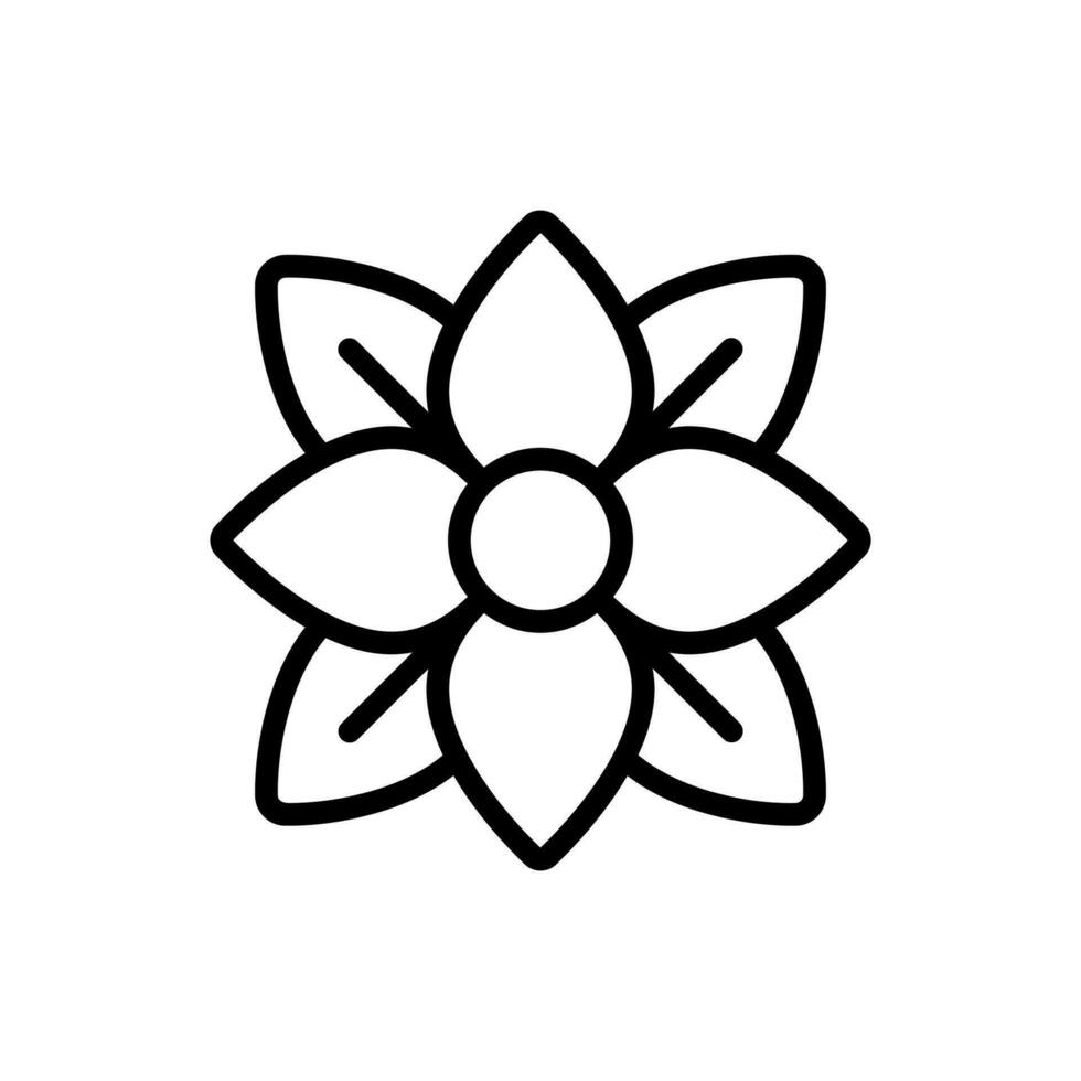 Simple Hydrangea icon. The icon can be used for websites, print templates, presentation templates, illustrations, etc vector