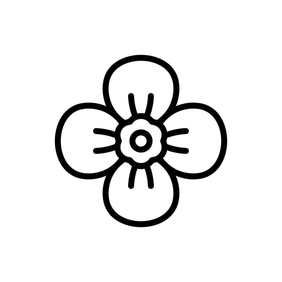 Simple Poppy icon. The icon can be used for websites, print templates, presentation templates, illustrations, etc vector