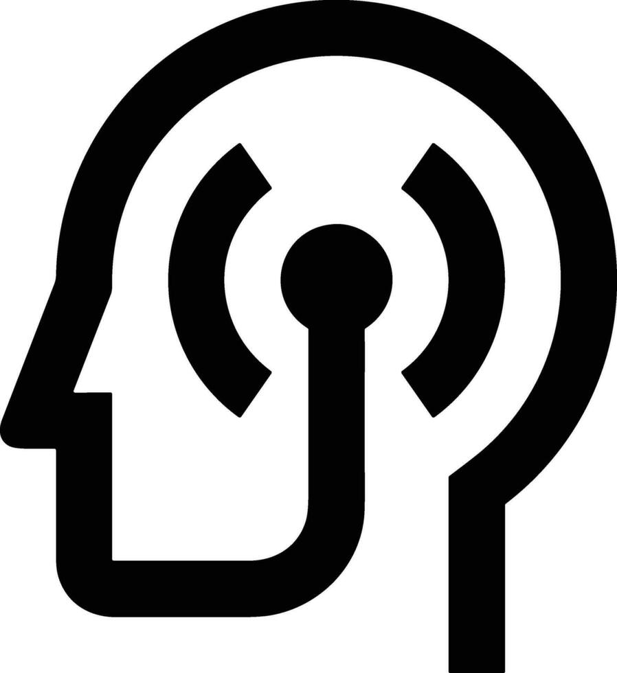 Brain idea symbol icon vector image. Illustration of the creative intelligence think design image. EPS 10