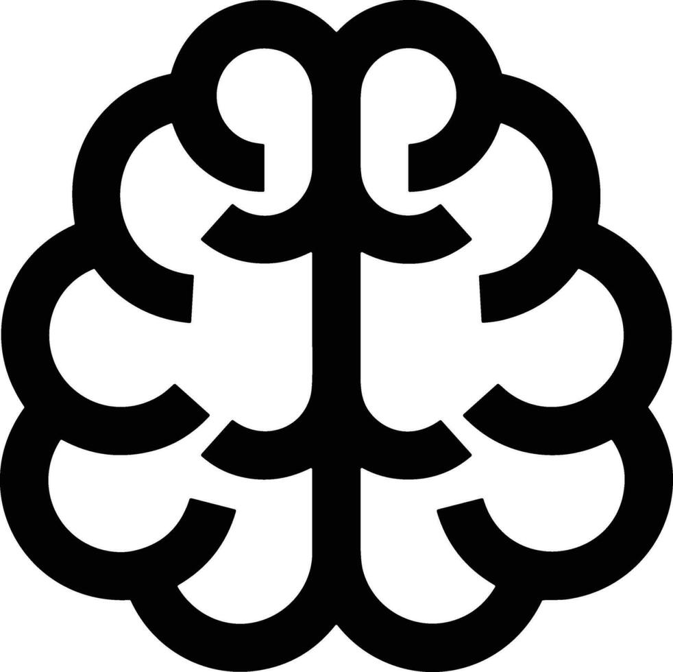 cerebro idea símbolo icono vector imagen. ilustración de el creativo inteligencia pensar diseño imagen. eps 10