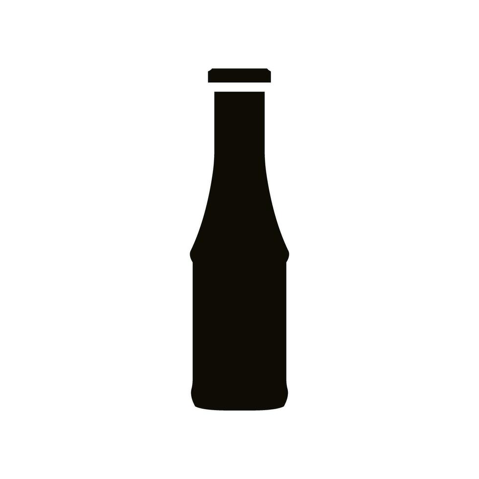 Bottle icon vector. Bottle for water illustration sign. Bottle of alcohol symbol or logo. vector
