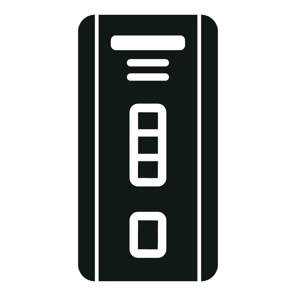 Negative dna icon simple vector. Lab test vector