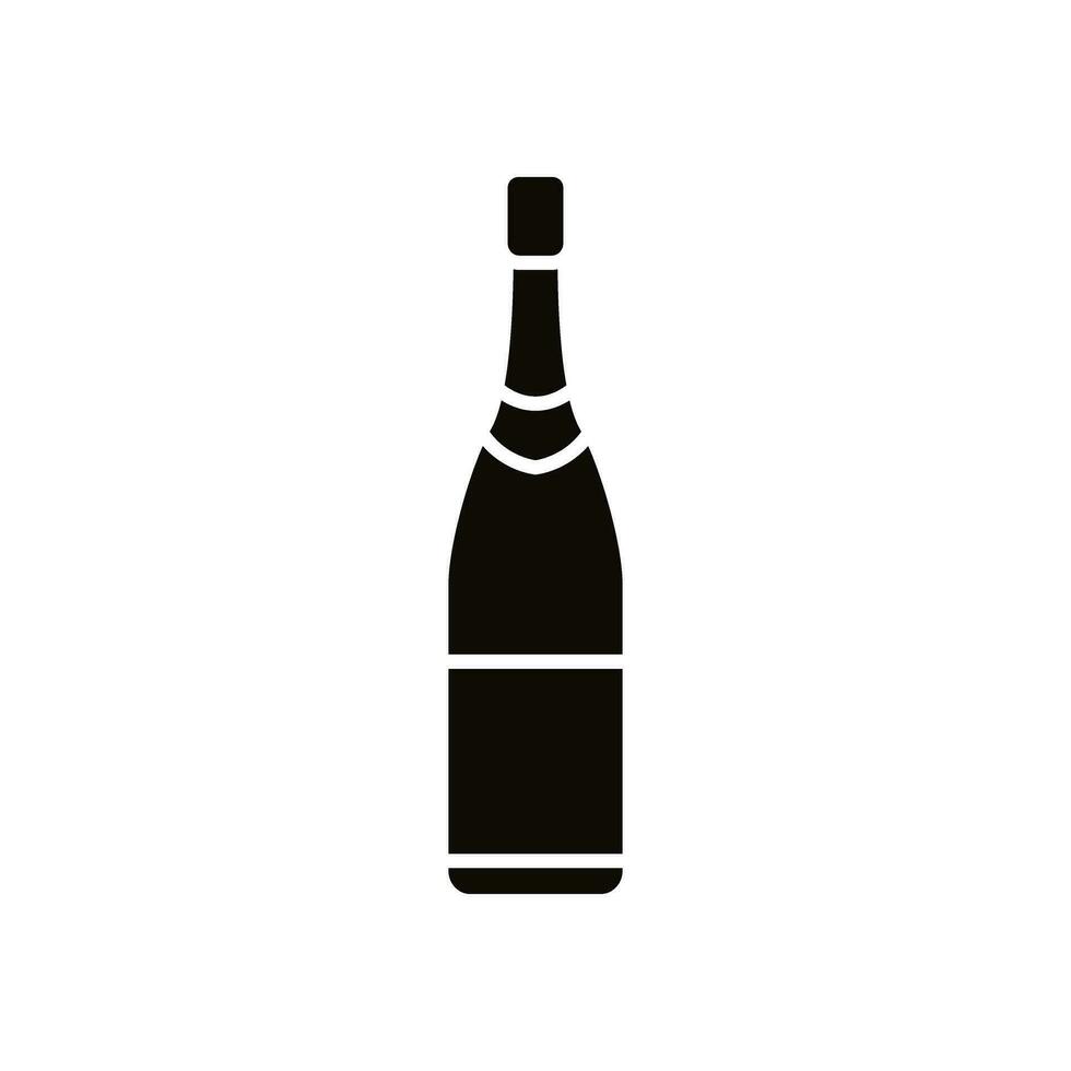 botella icono vector. botella para agua ilustración signo. botella de alcohol símbolo o logo. vector