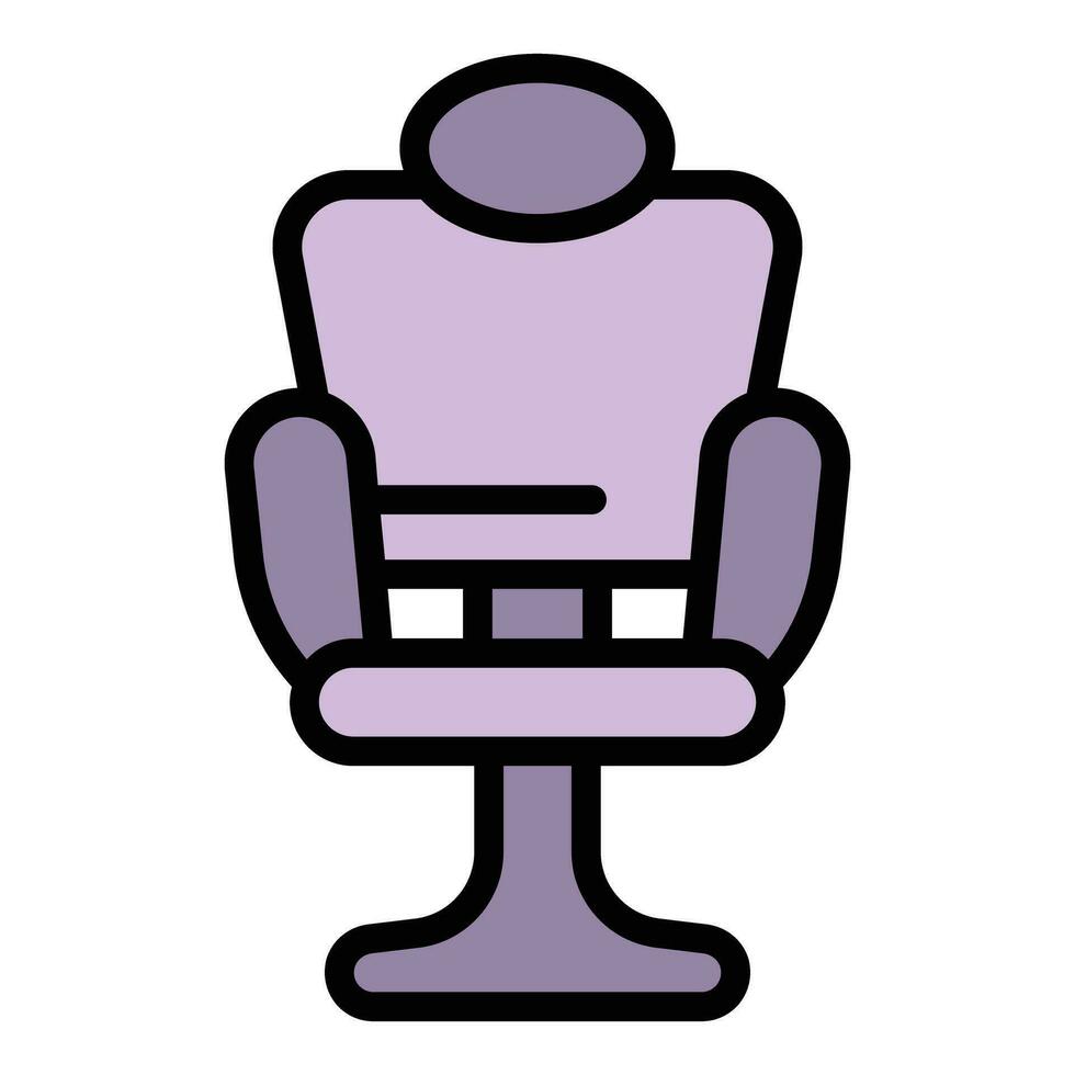 comodidad Sillón icono vector plano