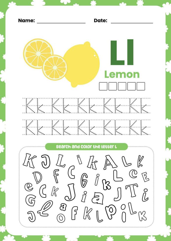 flat design vector learn alphabet letter english flashcard printable poster for kids activity