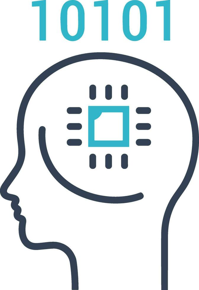 Brain idea symbol icon vector image. Illustration of the creative intelligence think design image. EPS 10