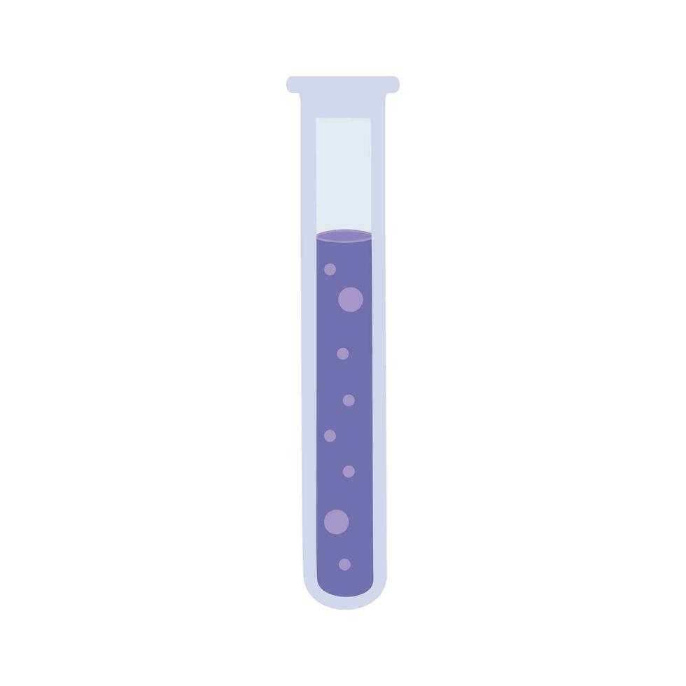 Glass test tube vector