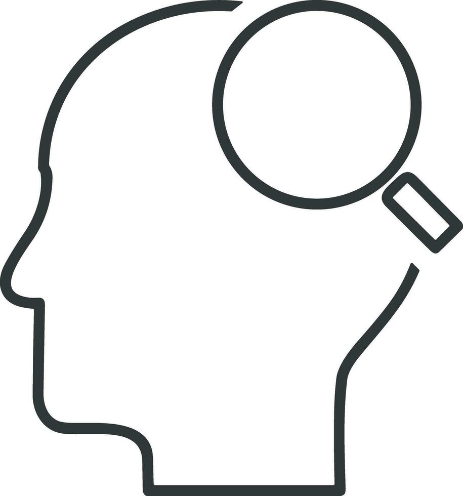 Brain idea symbol icon vector image. Illustration of the creative intelligence think design image. EPS 10
