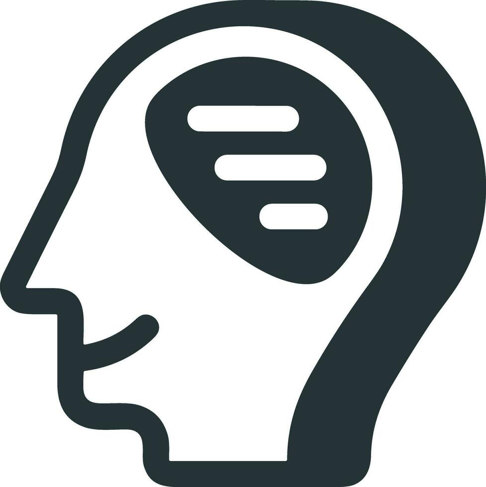 Brain idea symbol icon vector image. Illustration of the creative intelligence think design image. EPS 10