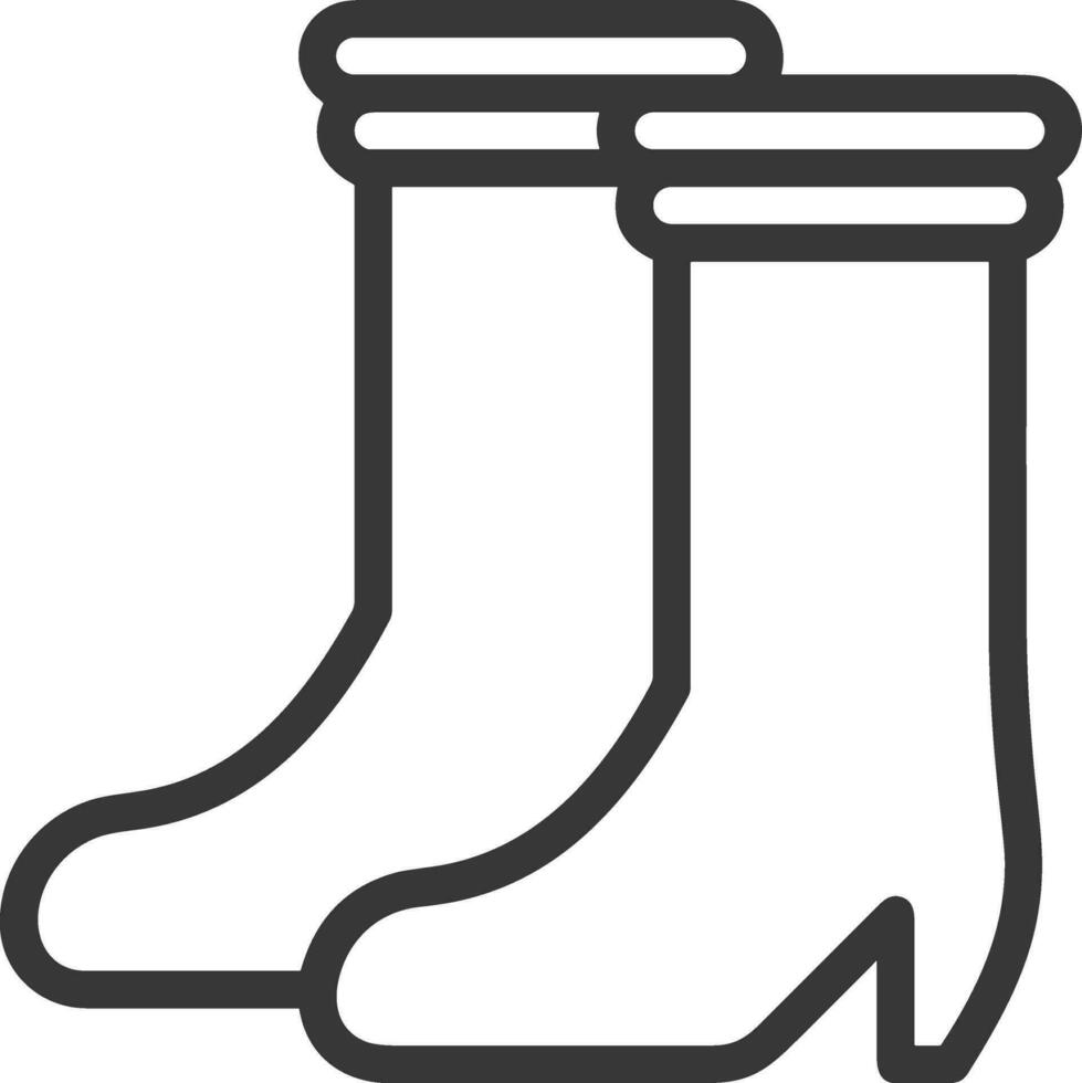 Boots symbol icon vector image. Illustration of the boot footwear shoe design image. EPS 10