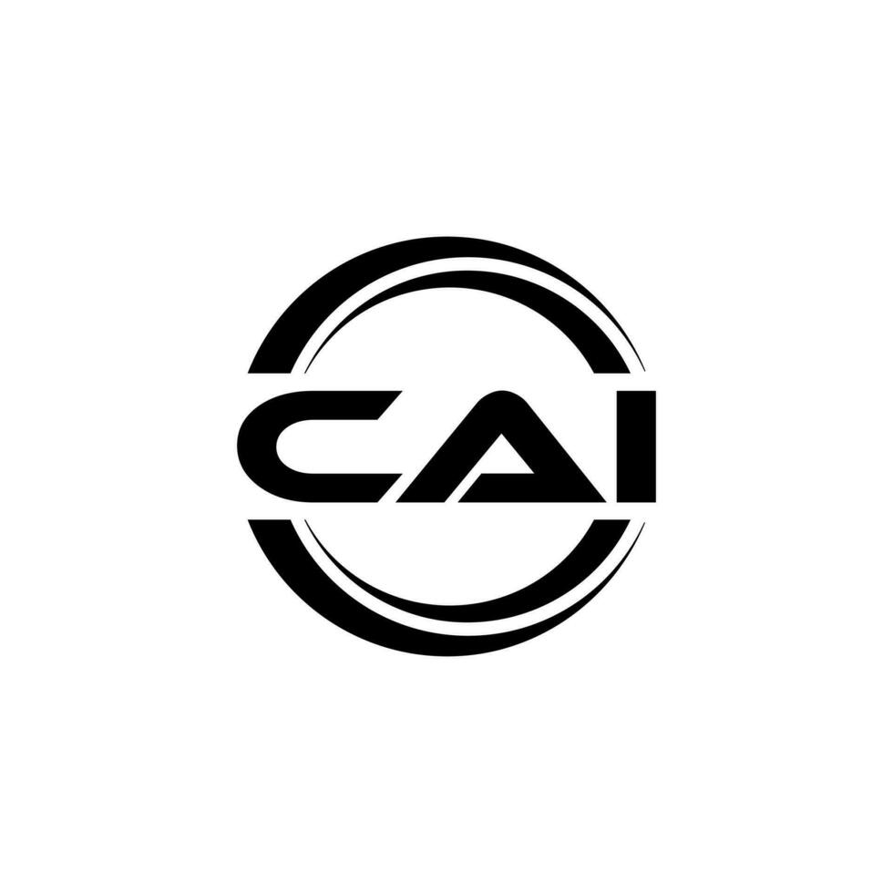 CAI Logo Design, Inspiration for a Unique Identity. Modern Elegance and Creative Design. Watermark Your Success with the Striking this Logo. vector