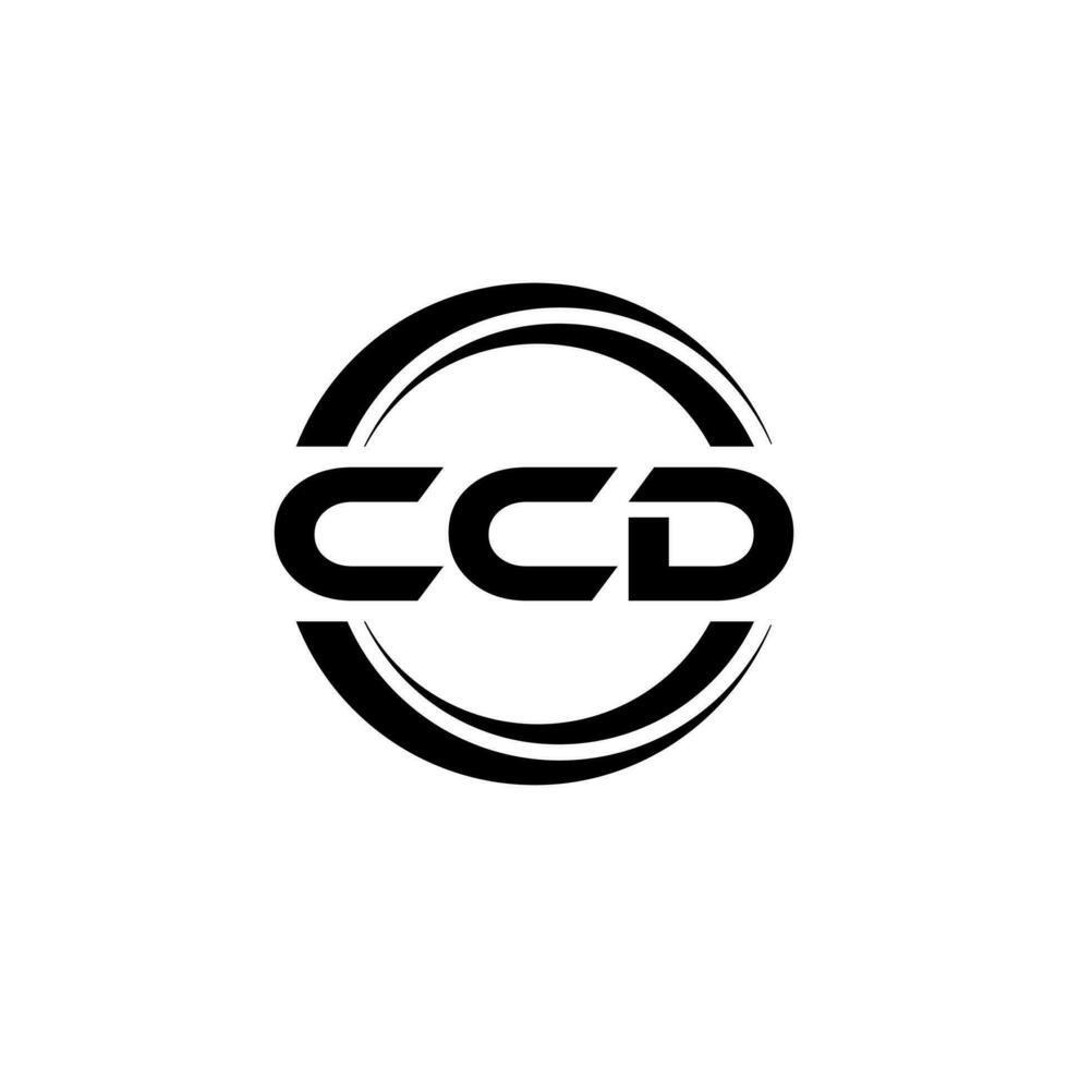 CCD logo diseño, inspiración para un único identidad. moderno elegancia y creativo diseño. filigrana tu éxito con el sorprendentes esta logo. vector