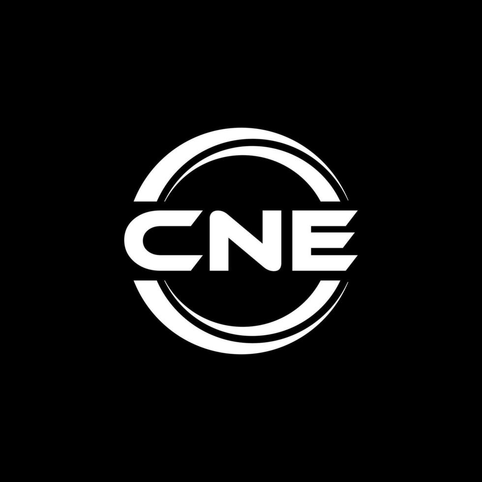 cne logo diseño, inspiración para un único identidad. moderno elegancia y creativo diseño. filigrana tu éxito con el sorprendentes esta logo. vector