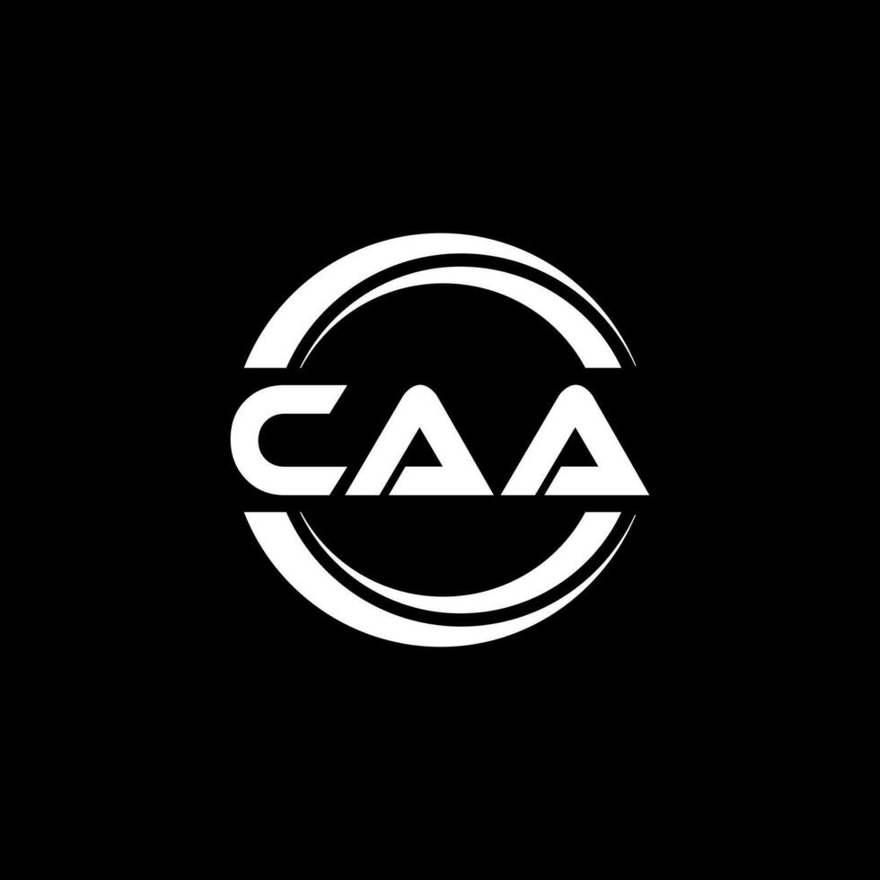 CAA Logo Design, Inspiration for a Unique Identity. Modern Elegance and Creative Design. Watermark Your Success with the Striking this Logo. vector