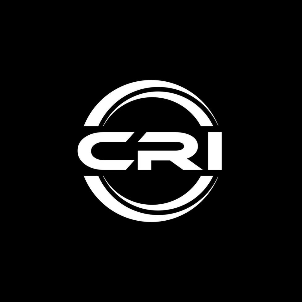 CRI Logo Design, Inspiration for a Unique Identity. Modern Elegance and Creative Design. Watermark Your Success with the Striking this Logo. vector