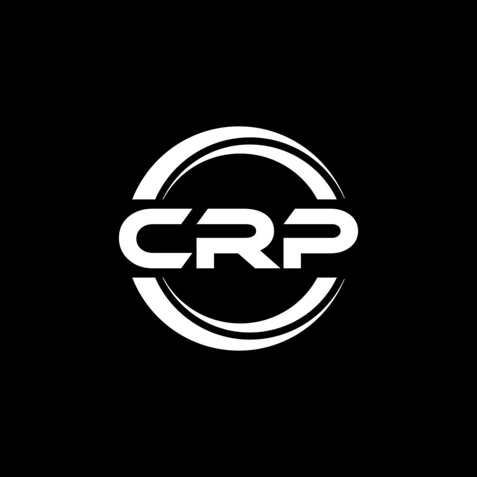 CRP Logo Design, Inspiration for a Unique Identity. Modern Elegance and Creative Design. Watermark Your Success with the Striking this Logo. vector
