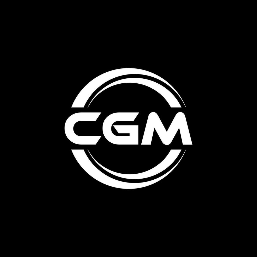 CGM Logo Design, Inspiration for a Unique Identity. Modern Elegance and Creative Design. Watermark Your Success with the Striking this Logo. vector
