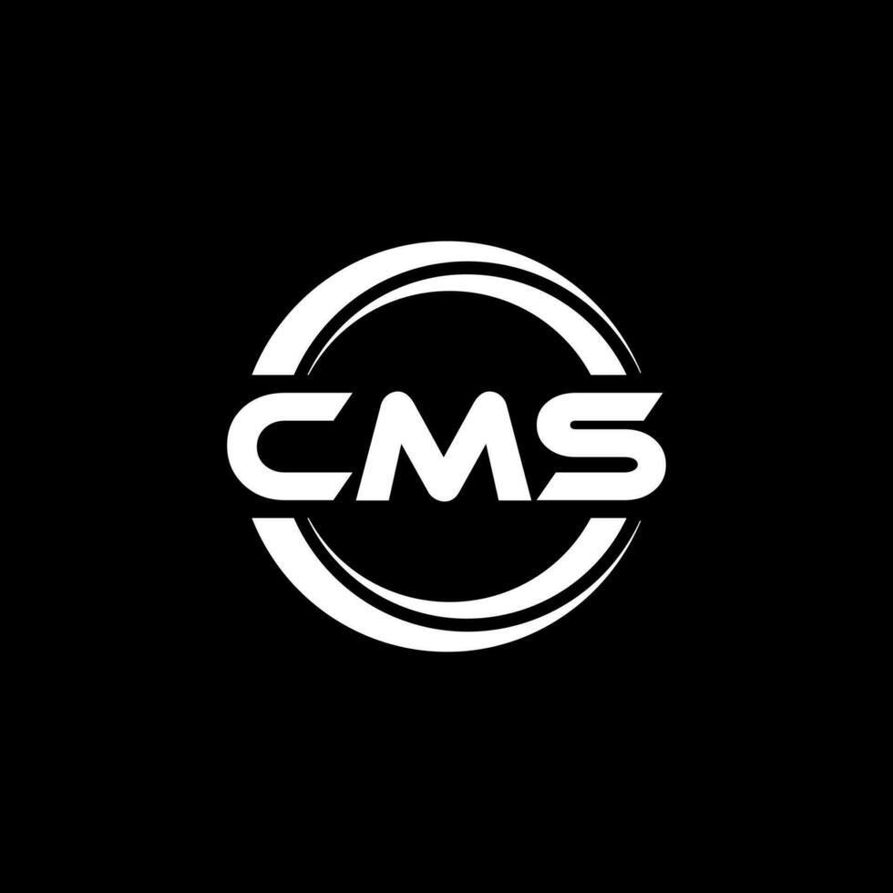 CMS Logo Design, Inspiration for a Unique Identity. Modern Elegance and Creative Design. Watermark Your Success with the Striking this Logo. vector