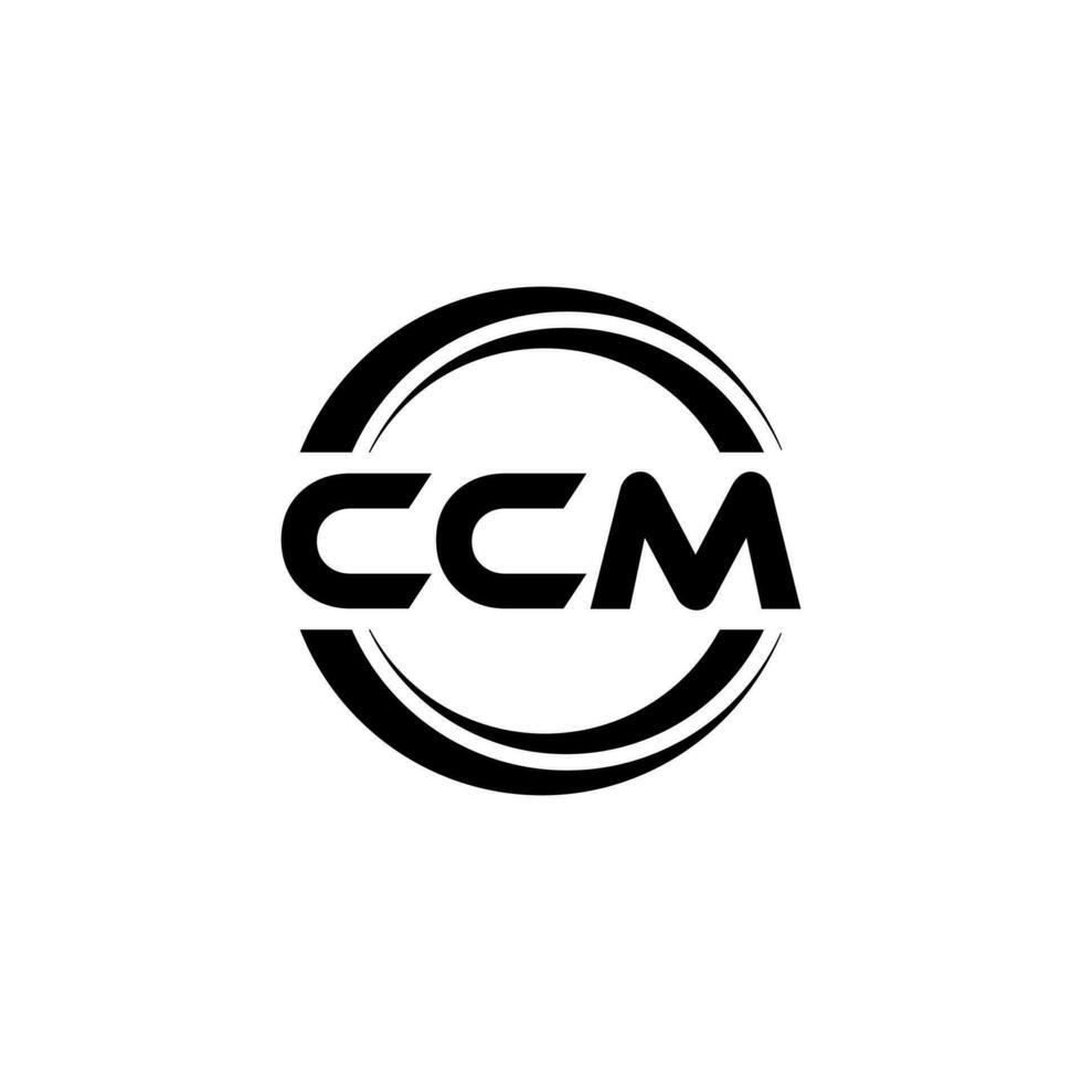 CCM Logo Design, Inspiration for a Unique Identity. Modern Elegance and Creative Design. Watermark Your Success with the Striking this Logo. vector