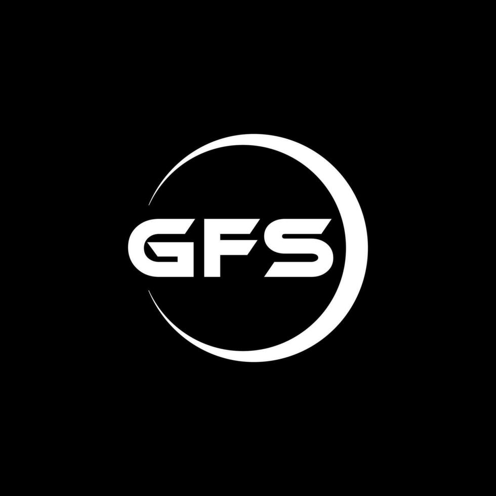 GFS Logo Design, Inspiration for a Unique Identity. Modern Elegance and Creative Design. Watermark Your Success with the Striking this Logo. vector