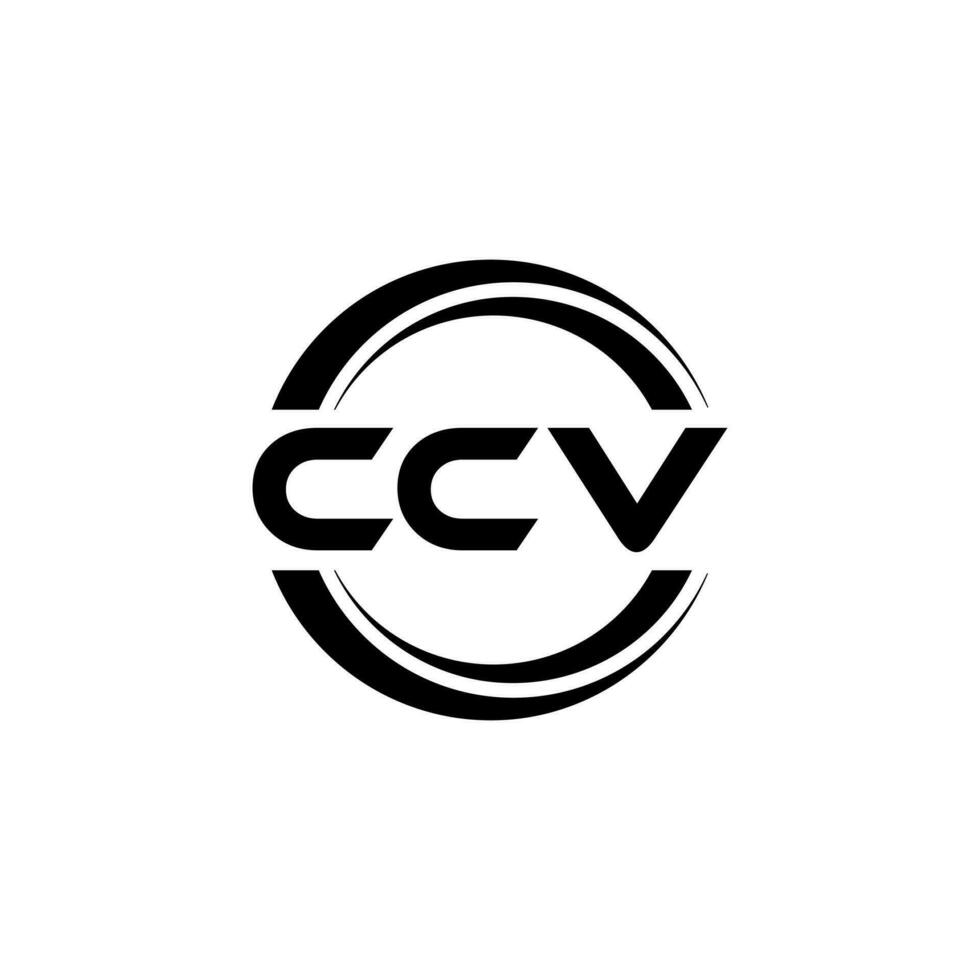 CCV Logo Design, Inspiration for a Unique Identity. Modern Elegance and Creative Design. Watermark Your Success with the Striking this Logo. vector