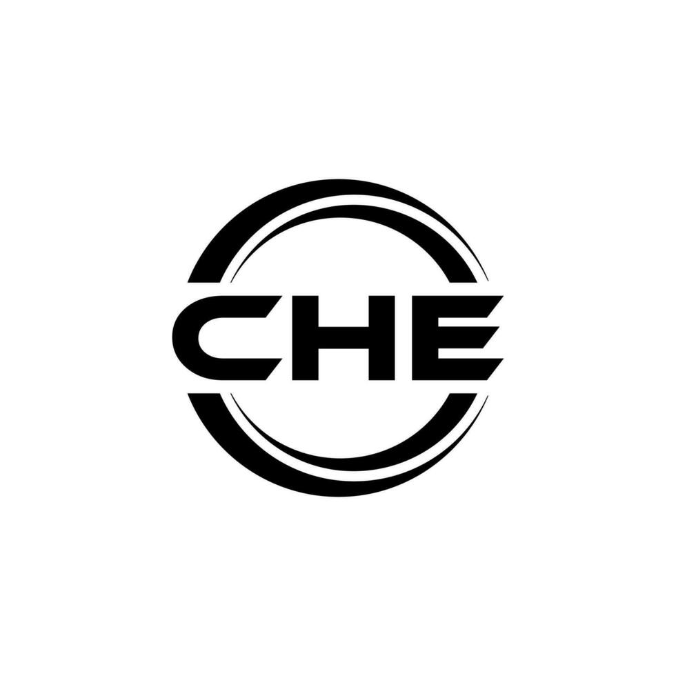 CHE Logo Design, Inspiration for a Unique Identity. Modern Elegance and Creative Design. Watermark Your Success with the Striking this Logo. vector
