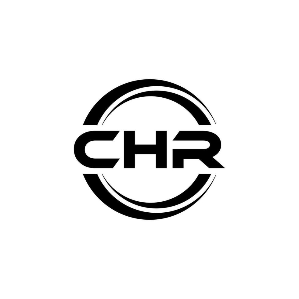 CHR Logo Design, Inspiration for a Unique Identity. Modern Elegance and Creative Design. Watermark Your Success with the Striking this Logo. vector