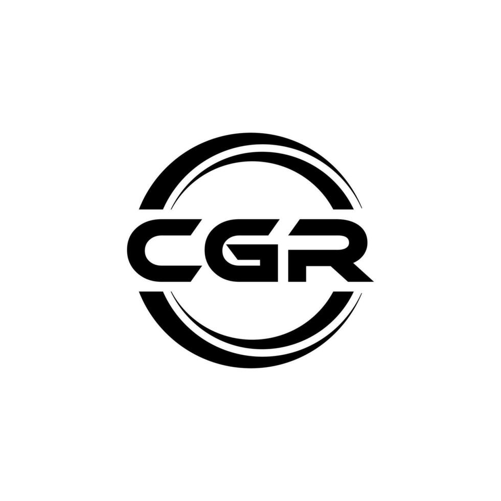 CGR Logo Design, Inspiration for a Unique Identity. Modern Elegance and Creative Design. Watermark Your Success with the Striking this Logo. vector
