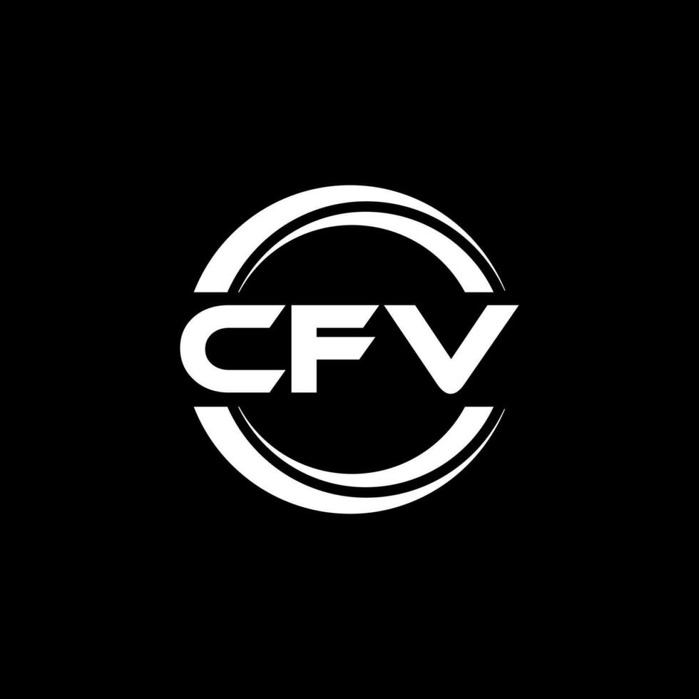 CFV Logo Design, Inspiration for a Unique Identity. Modern Elegance and Creative Design. Watermark Your Success with the Striking this Logo. vector