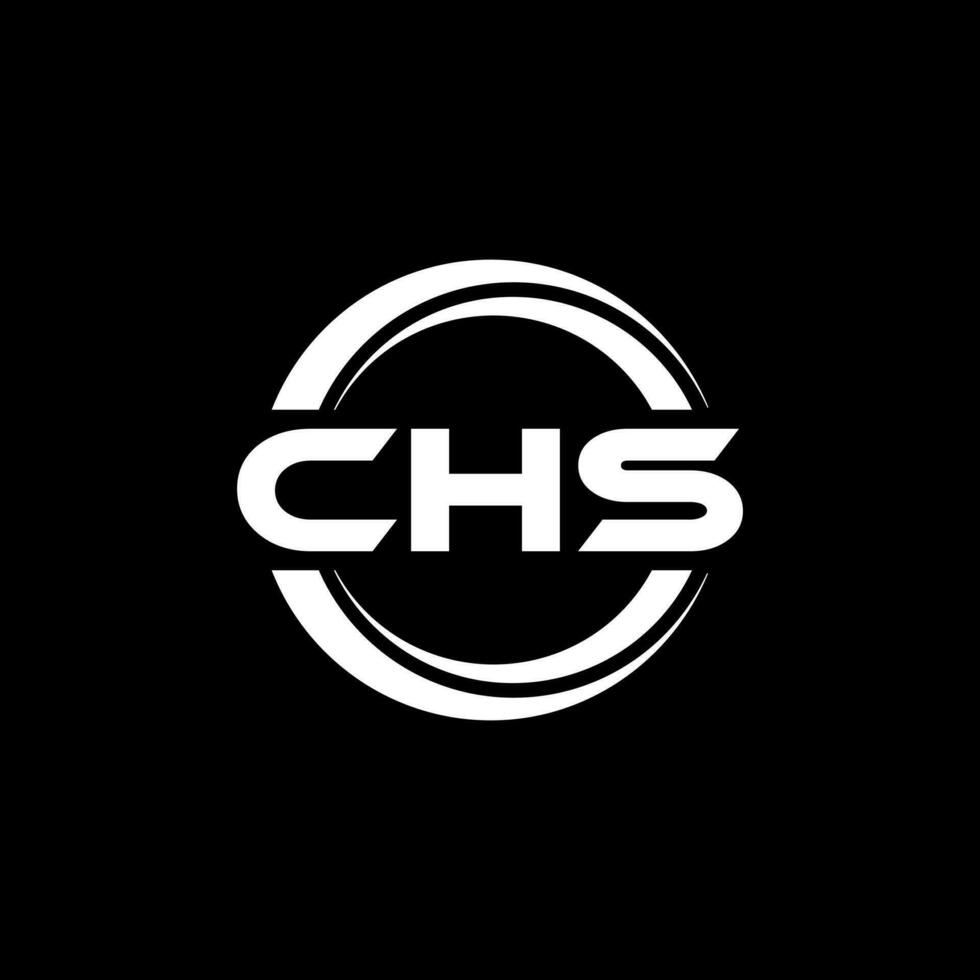 CHS Logo Design, Inspiration for a Unique Identity. Modern Elegance and Creative Design. Watermark Your Success with the Striking this Logo. vector