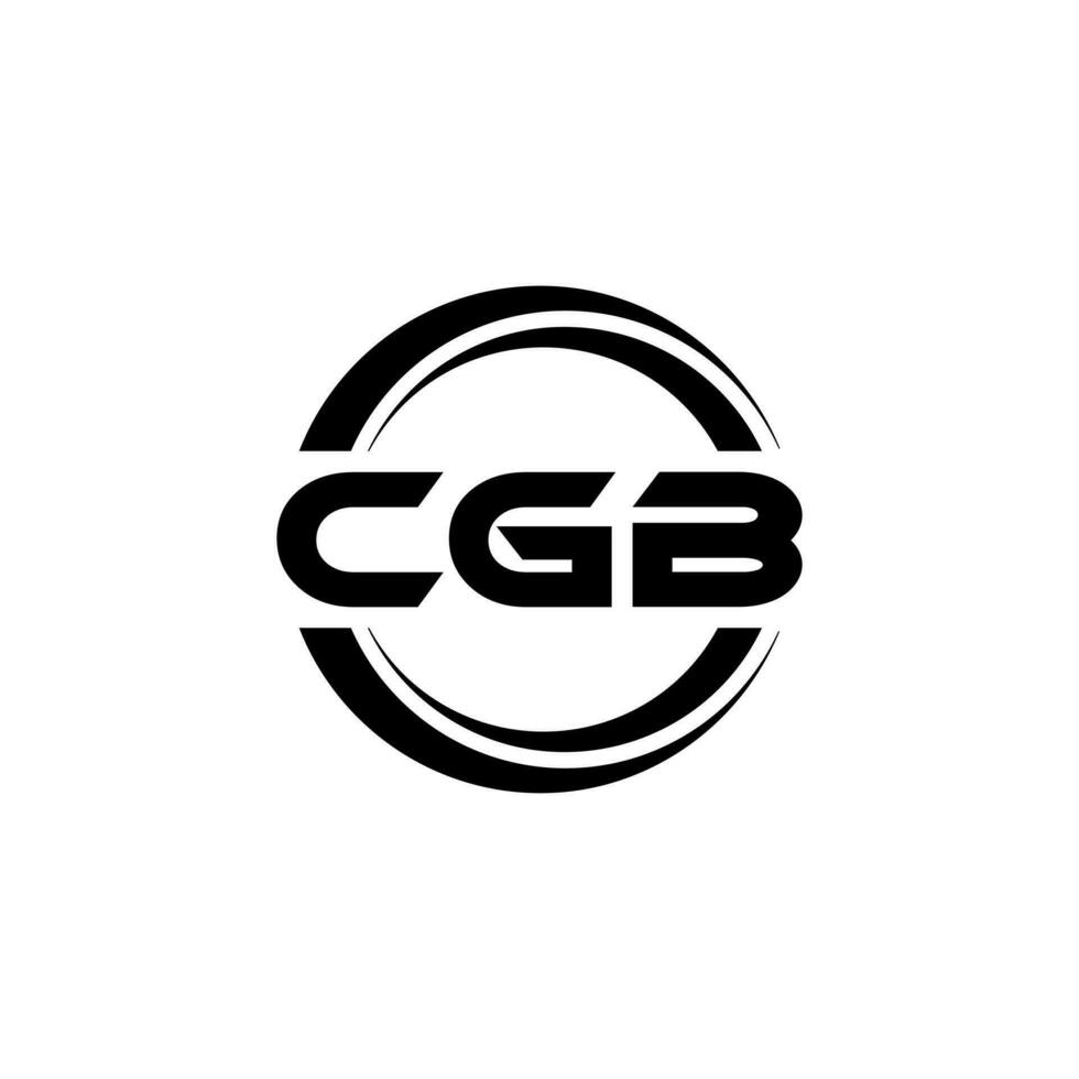 cgb logo diseño, inspiración para un único identidad. moderno elegancia y creativo diseño. filigrana tu éxito con el sorprendentes esta logo. vector