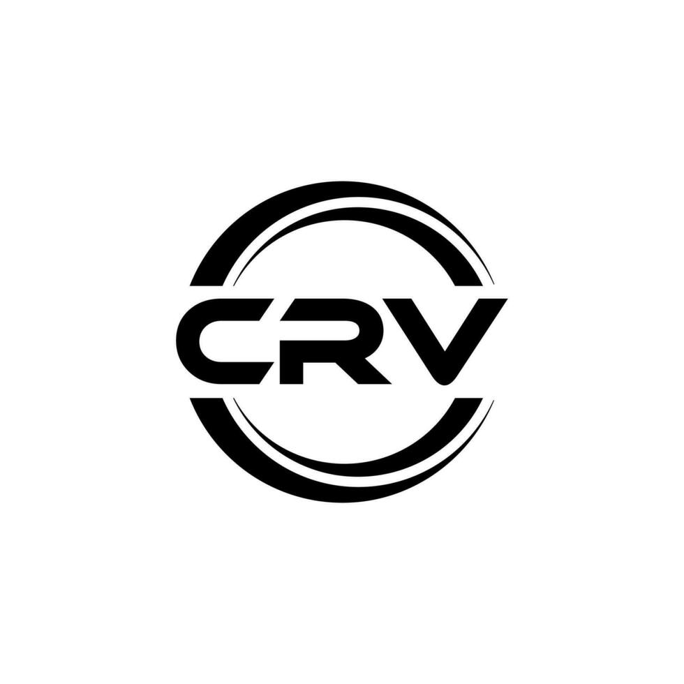 CRV logo diseño, inspiración para un único identidad. moderno elegancia y creativo diseño. filigrana tu éxito con el sorprendentes esta logo. vector