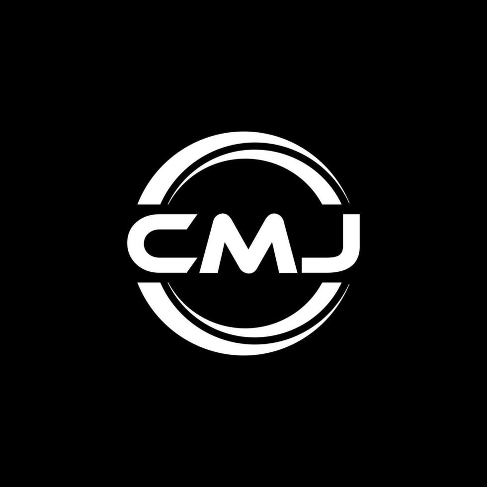 CMJ Logo Design, Inspiration for a Unique Identity. Modern Elegance and Creative Design. Watermark Your Success with the Striking this Logo. vector